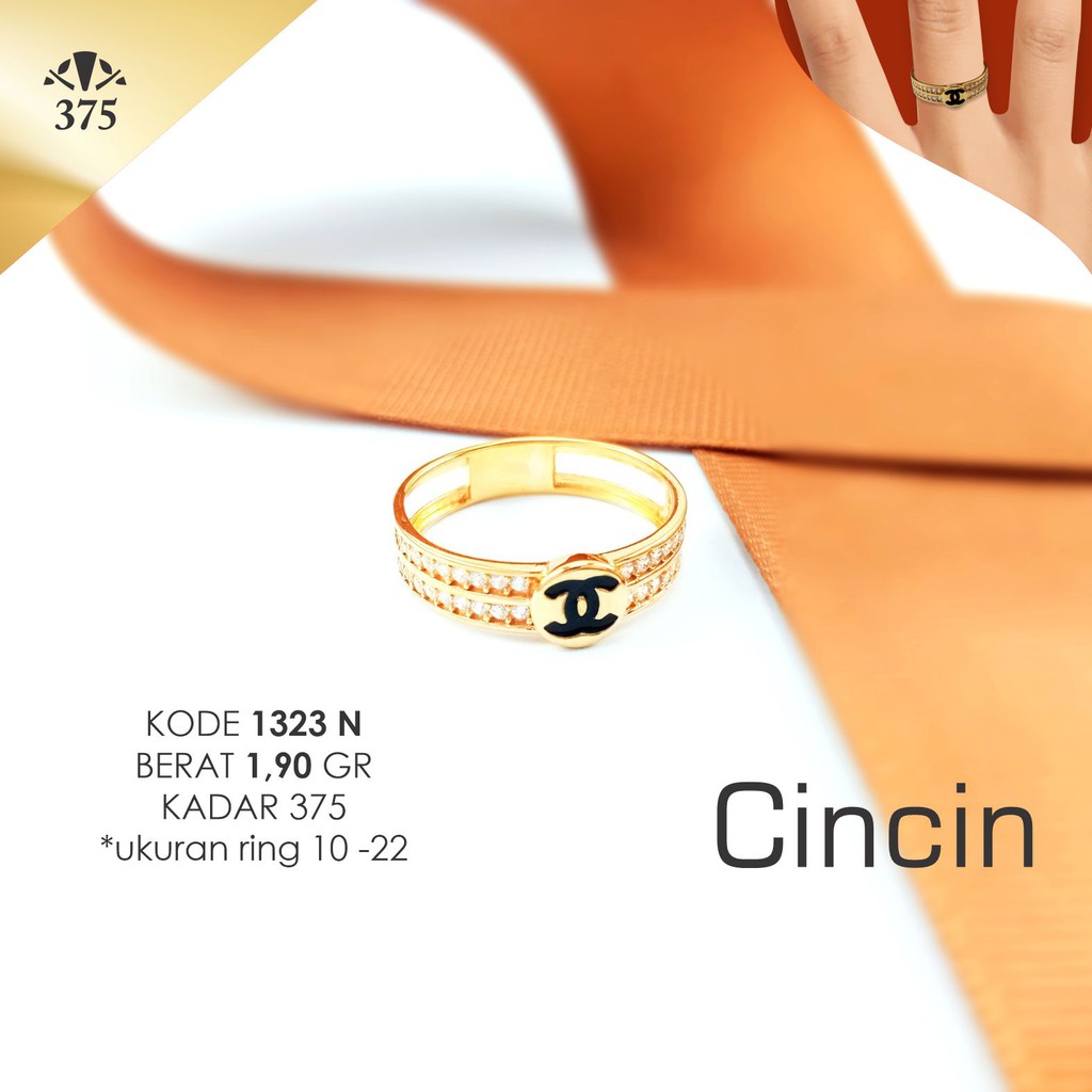 CINCIN CHANEL EMAS ASLI VARIASI 1323 N KADAR 375
