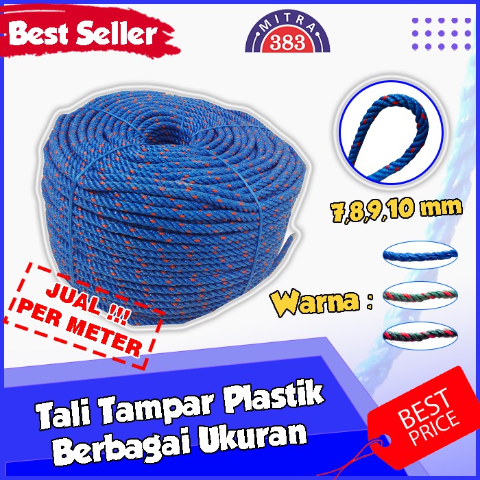 

Tali Tambang Plastik Besar Murah Tali Tampar Plastik Ukuran 8mm 9mm 10mm 12mm HARGA PER METER