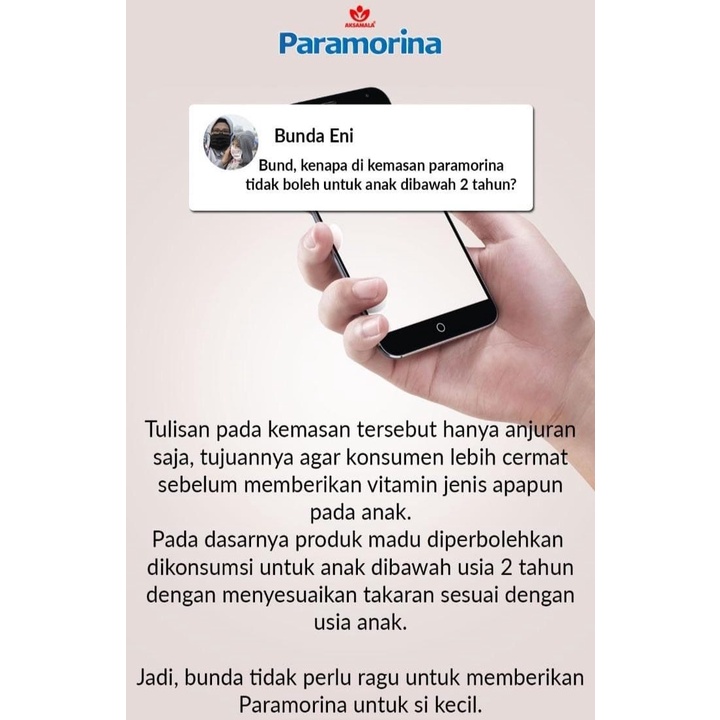 Paramorina Madu Herbal Anak Vitabumin Paramorina