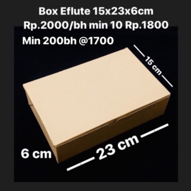 

Box Eflute 15x23x6cm