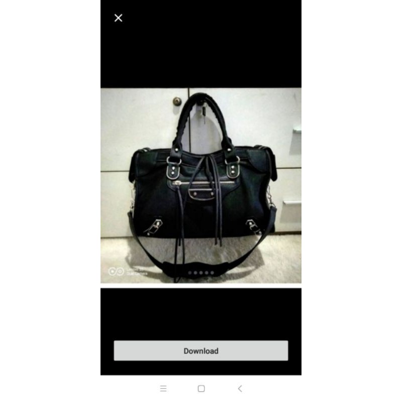 preloved 9000bag Balenciaga hitam