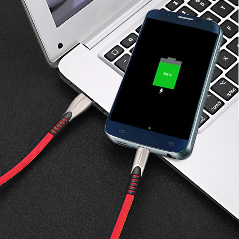 Zzz Kabel Data / Charger USB Tipe-C Fast Charging Bahan Zinc Alloy Untuk Smartphone