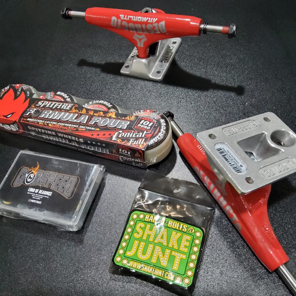 TRUCK SKATEBOARD Set komplit BIGTrucks + Wheels + Bearings_include