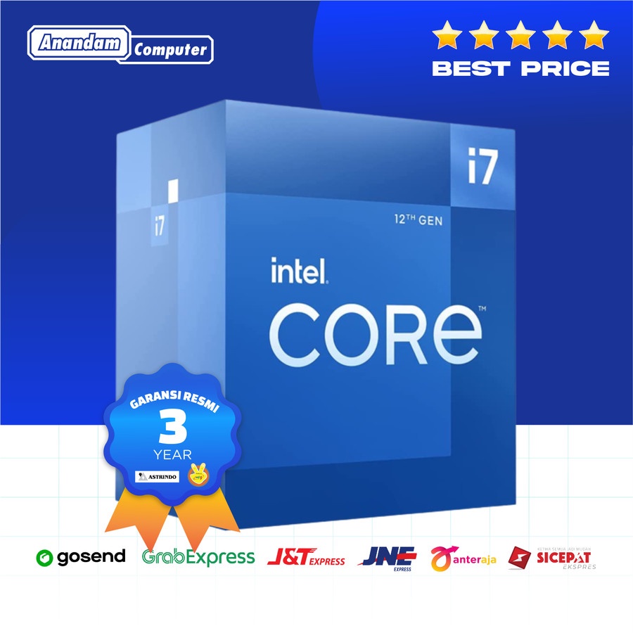 Intel Processor Core i7 12700 Box - 12 Cores (8 P-cores 4 E-cores)