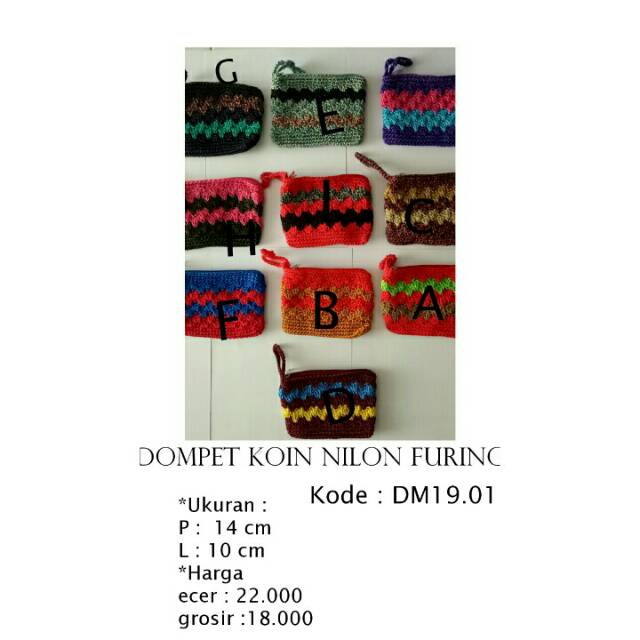 Dompet Rajut Koin Murah | Dompet Rajut | Dompet Koin