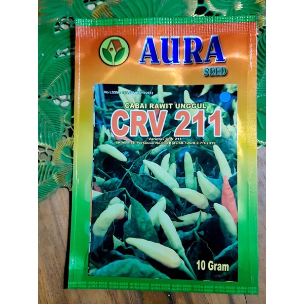 Benih Cabai Rawit CRV 211 - 10gr AURA SEED (100% Original)