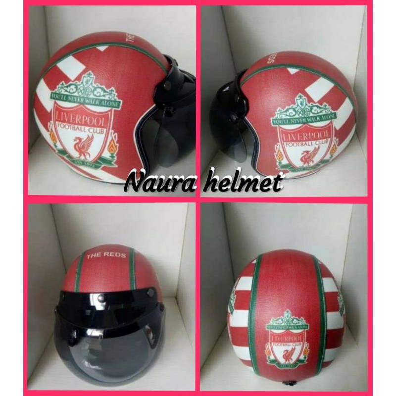 helm bogo retro dewasa motif Liverpool