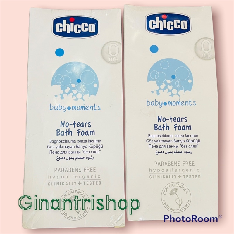 chicco no tears baby moment bathfoam