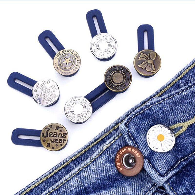 Aksesoris Kancing Pembesar Kancing Celana Jeans Extender Adjustable Button