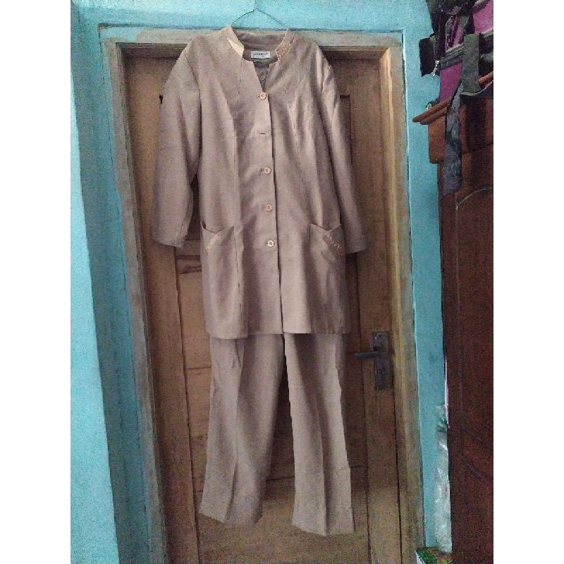 PL PRIBADI PRELOVED SETELAN SAFARI MOCCA PDH BAJU GURU NGAJAR izishopisti