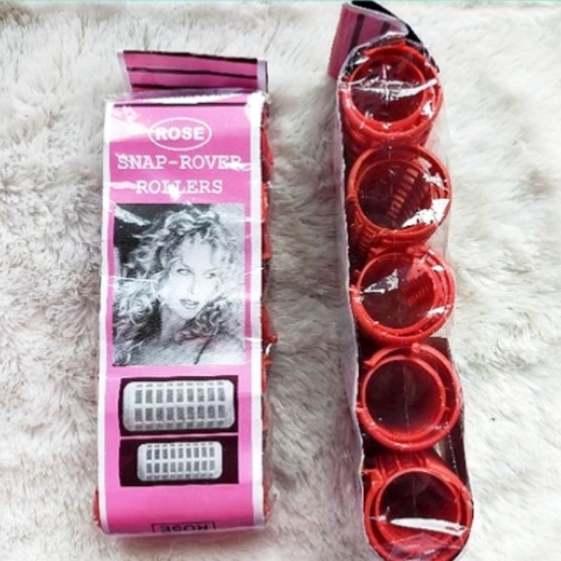 ROLL RAMBUT PONI ISI 5 PCS IMPORT / ROLL GULUNG RAMBUT SALON / PENGGULUNG RAMBUT