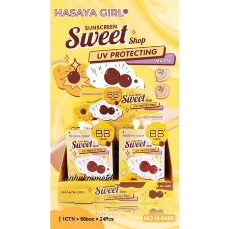 ECER!! HASAYA GIRL  SUNSCREEN / BB CREAM SACHET UV PROTECTING