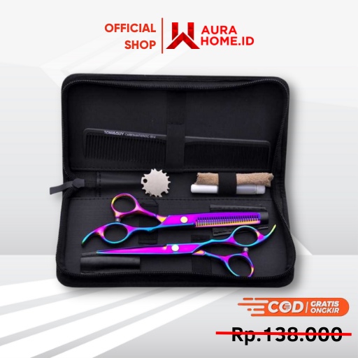 Set Gunting Rambut Salon Profesional Scissors / Gunting Potong Pemotong Cukur Pangkas Rambut Sasak Z