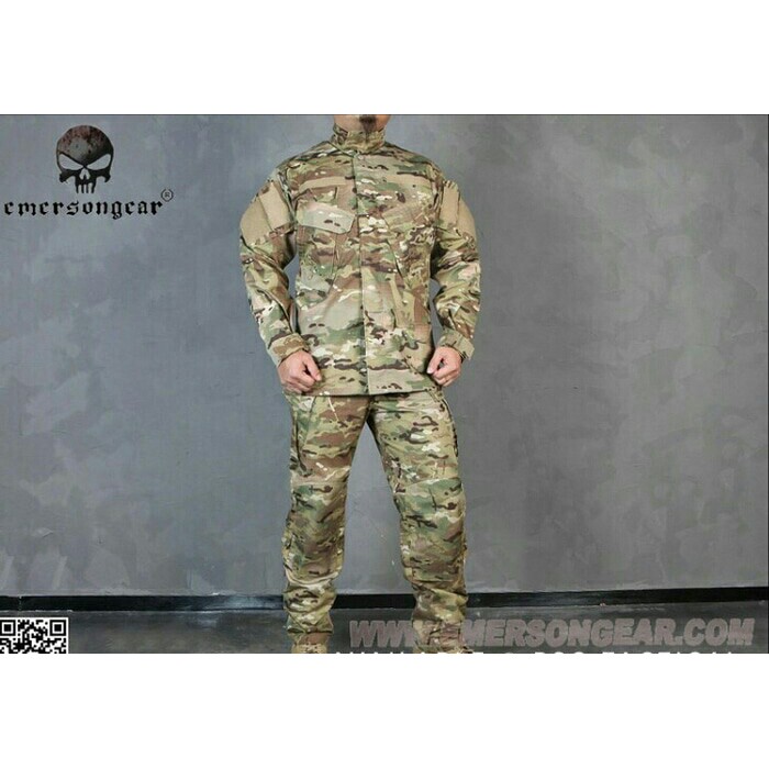Baju Tactical Combat BDU Multicem Stelan Emerson Original