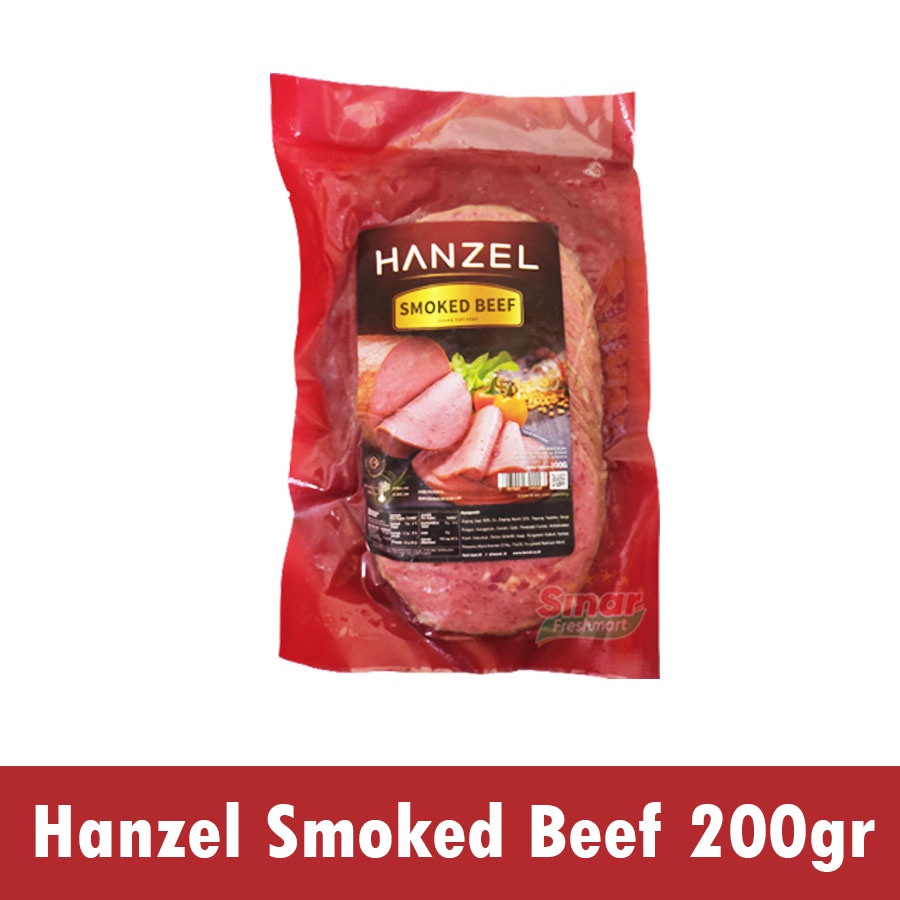 

[SINAR.FRESHMART] HANZEL SMOKED BEEF/ DAGING SAPI ASAP [200gr]