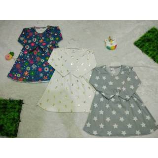 DRESS RAMPLE LENGAN PANJANG/DASTER LENGAN PANJANG ANAK