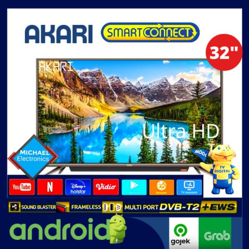 LED AKARI ANDROID TV 32" T-5432S