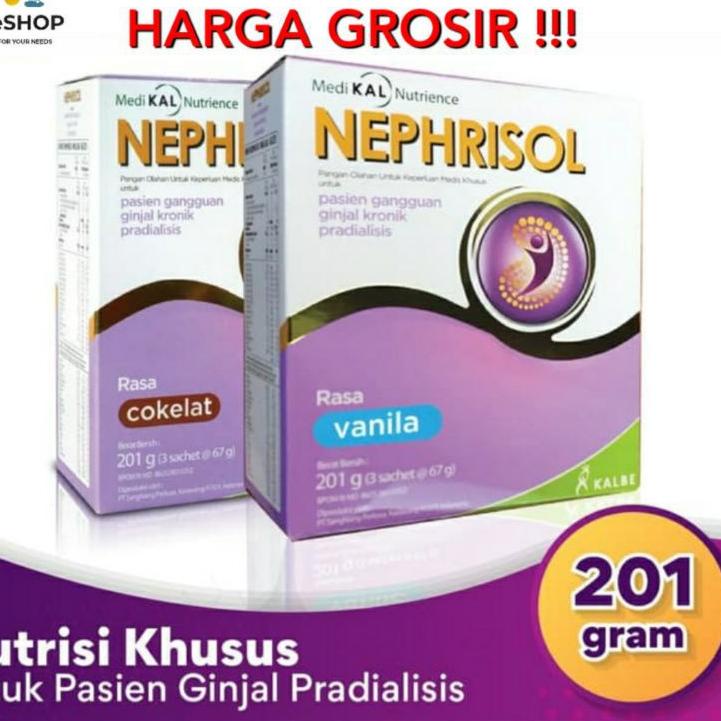 

♂ NEPHRISOL 201GR REGULER VANILA COKLAT ✪