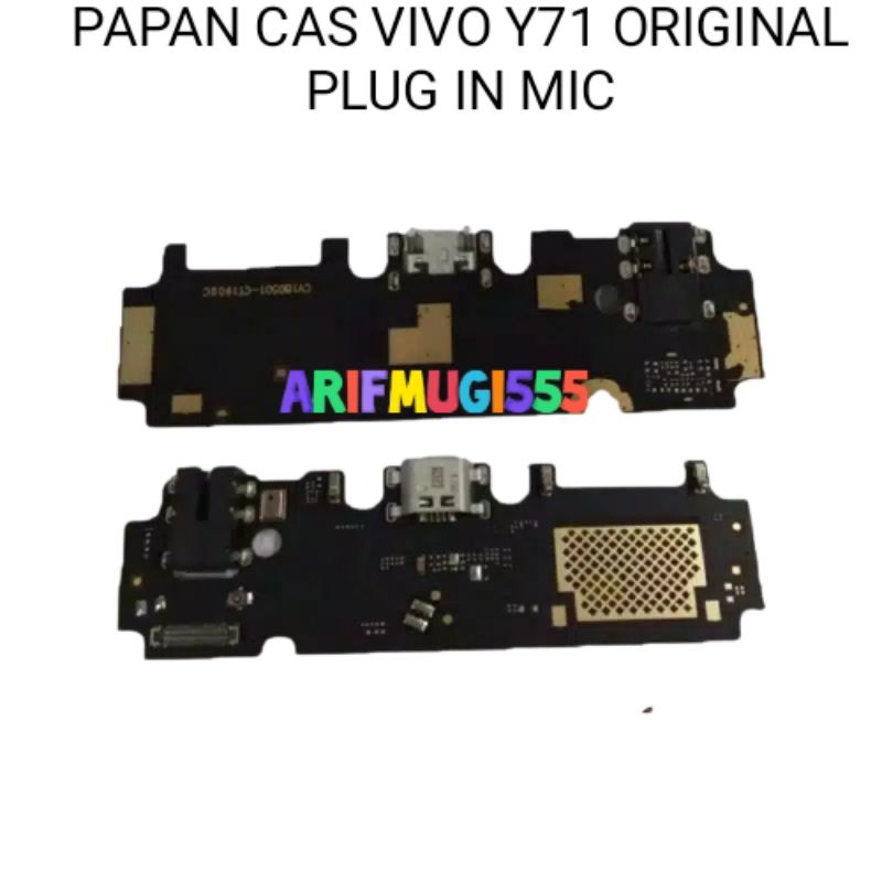 BOARD PAPAN CAS KONEKTOR CONEKTOR CHARGER VIVO Y71 PLUG IN MIC ORIGINAL