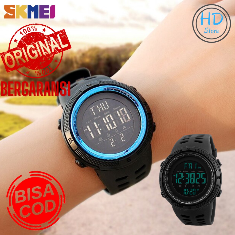 [COD] Jam Tangan Pria SKMEI Sport Digital Original 1251 Anti Air