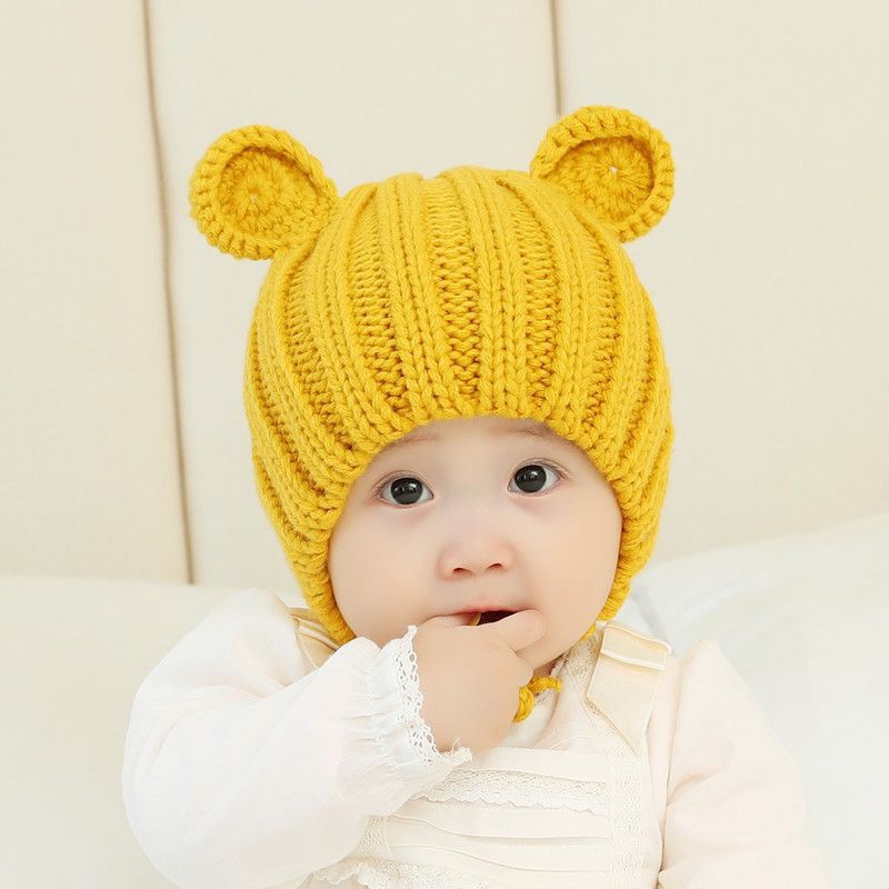 Topi Kupluk Rajut Wol Korea Baby Fashion Import