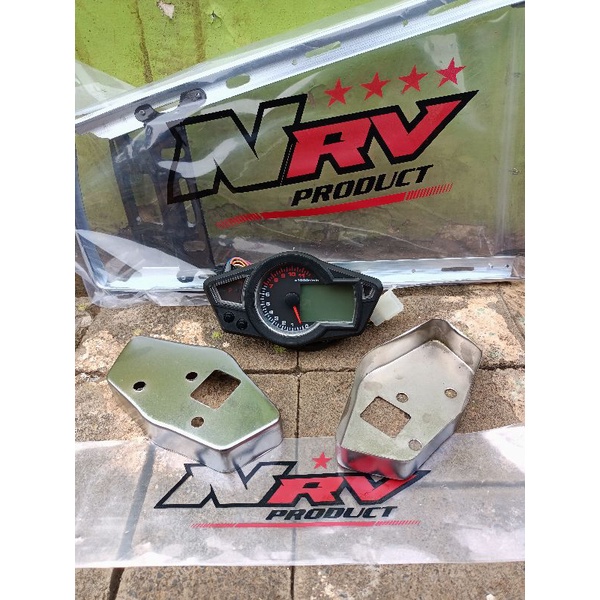 cover speedometer koso rx1 besi crom /cover spido koso rx1/dudukan sepidometer koso rx1/