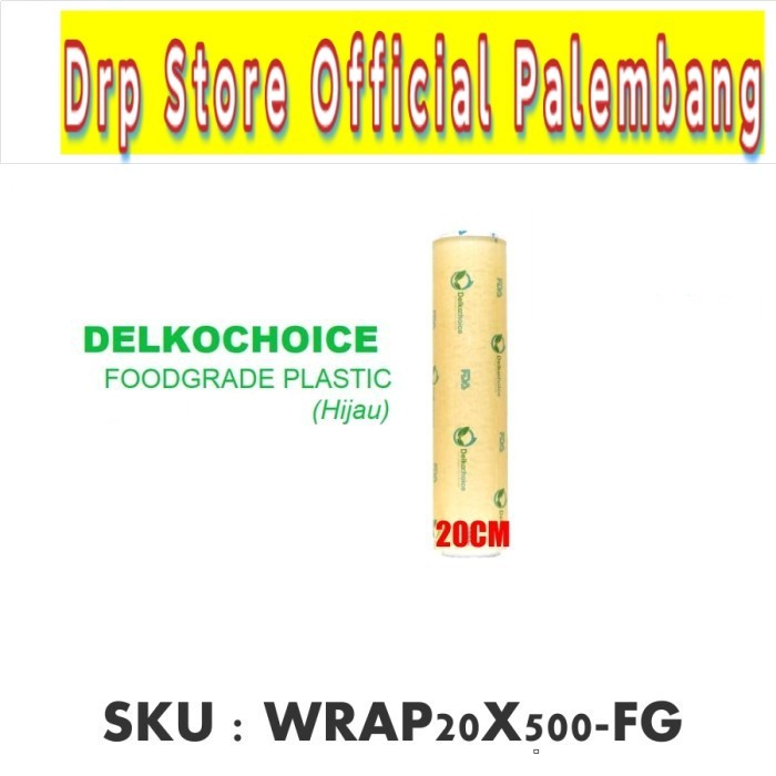 STRETCH FILM 20CM X 500M PLASTIK WRAPPING WRAP FOOD GRADE PREMIUM