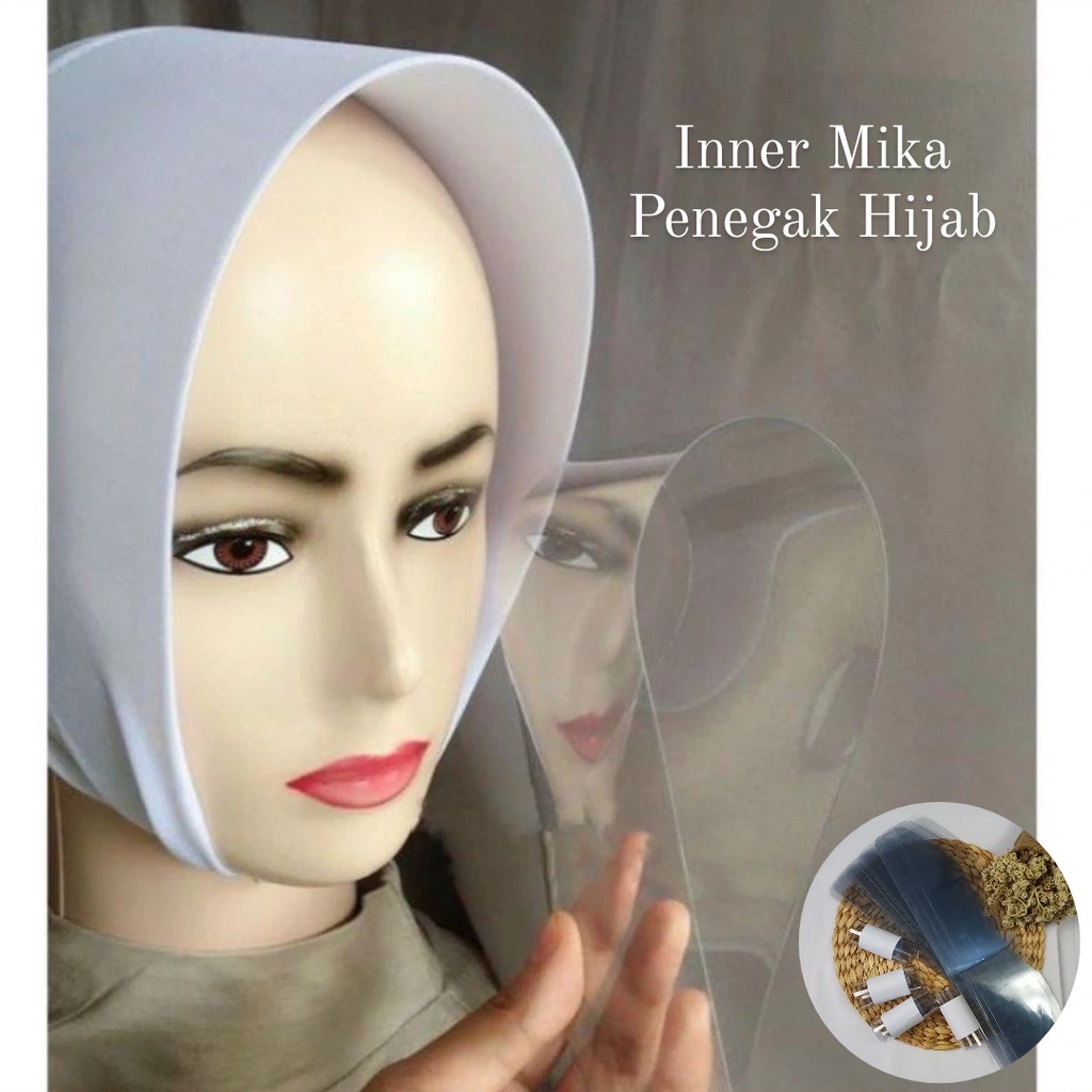 MIKA JILBAB ANTI LETOY / INNER CIPUT PENEGAK HIJAB / mika kerudung pengantin murah
