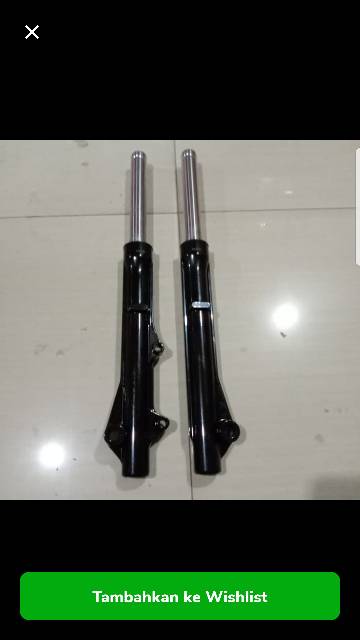 as shock depan+tabung supra x 125