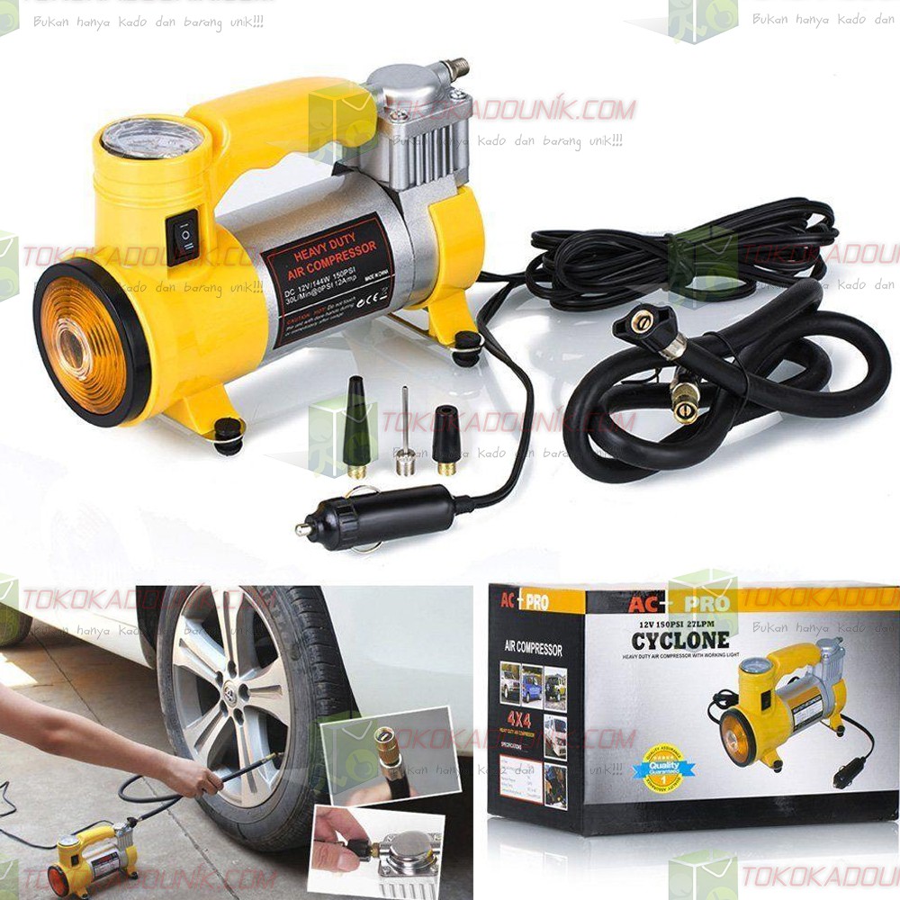 Portable Cyclone Air Compressor - pompa angin 150 PSI