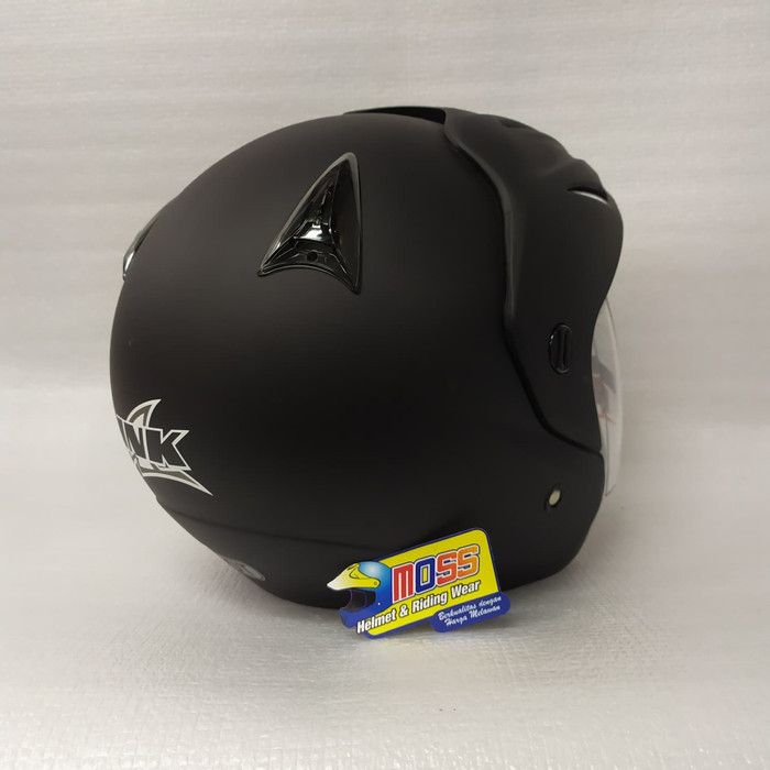 Helm INK CX 22 CX22 Solid Polos Black Matt | Halfface | Original-2
