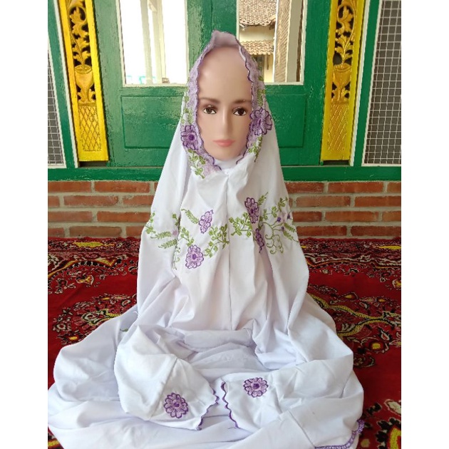 Mukena bordir asli Kudus