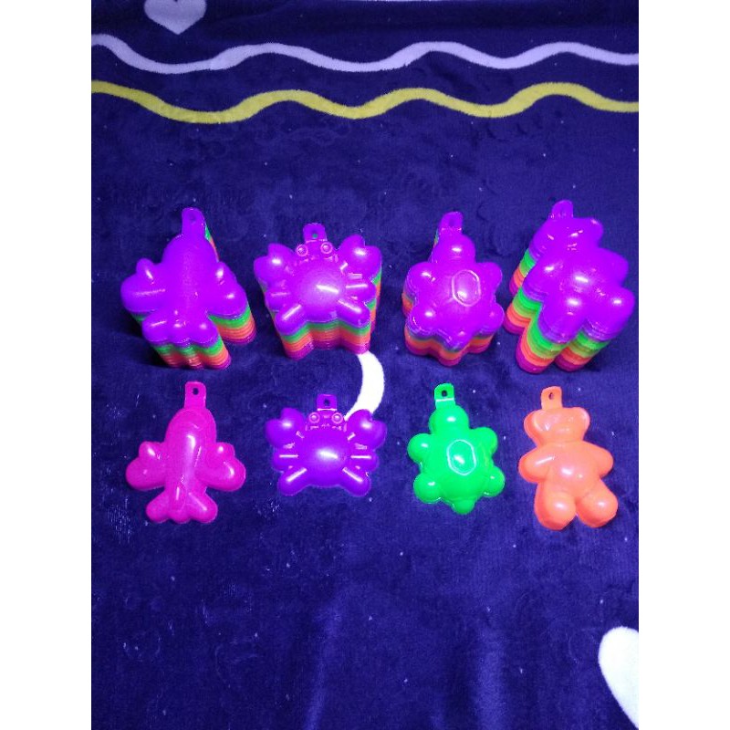 CETAKAN AGAR AGAR / JELLY / CETAKAN AGAR AGAR KARAKTER. Isi 12Pcs