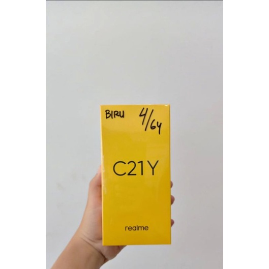REALME C21Y 4/64 BARU NEW GARANSI RESMI NOREPACK