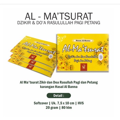 AL MATSURAT DZIKIR PAGI DAN PETANG PUSTAKA NUUN TERMURAH TERLARIS