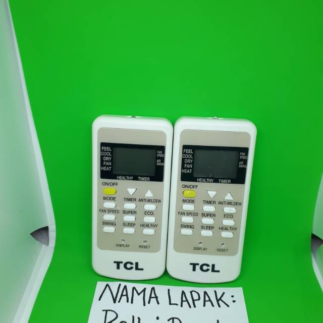 REMOTE REMOT AC TCL ORIGINAL ASLI