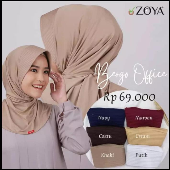 Jilbab Bergo Zoya / Bergo Office Zoya