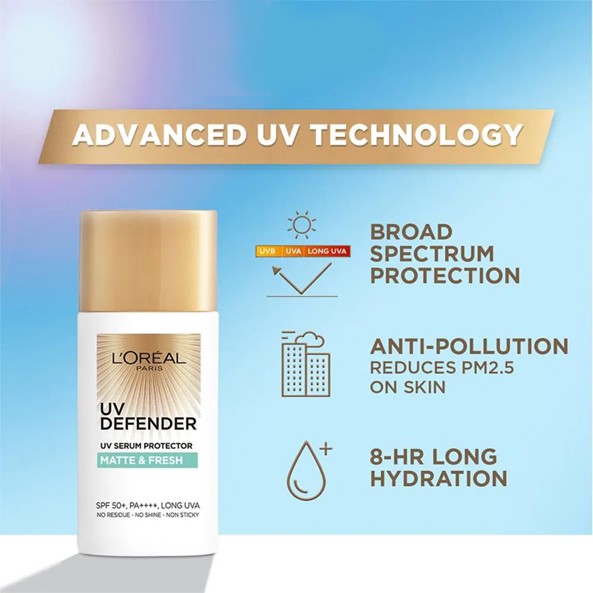 L'Oreal Loreal UV Defender Serum Protector Series 50ml
