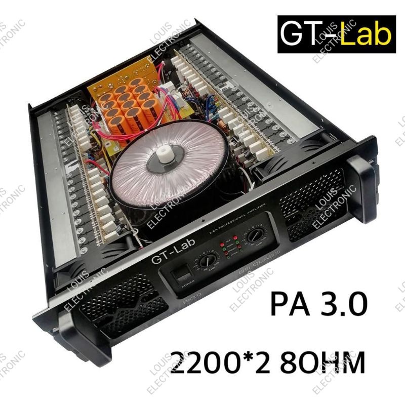 Power Amplifier GT Lab PA 3.0 PA3.0 GTLab 2 Channel ORIGINAL By RDW