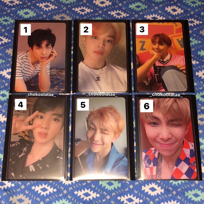 OFFICIAL PHOTOCARD PC BTS NAMJOON TEAR O JIMIN PERSONA JHOPE HER E JIN PERSONA 2 HER L ANSWER S