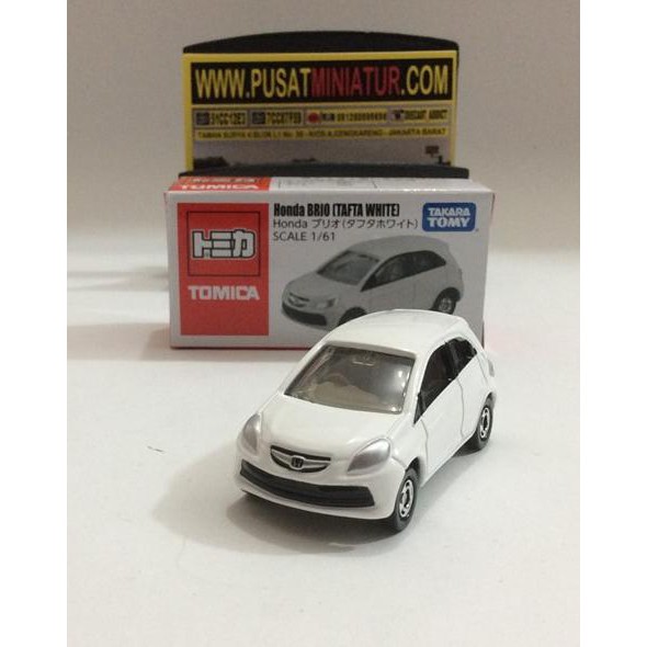 OBRAL HONDA BRIO (PUTIH) - TOMICA REGULER (DIECAST-MINIATUR) Termurah