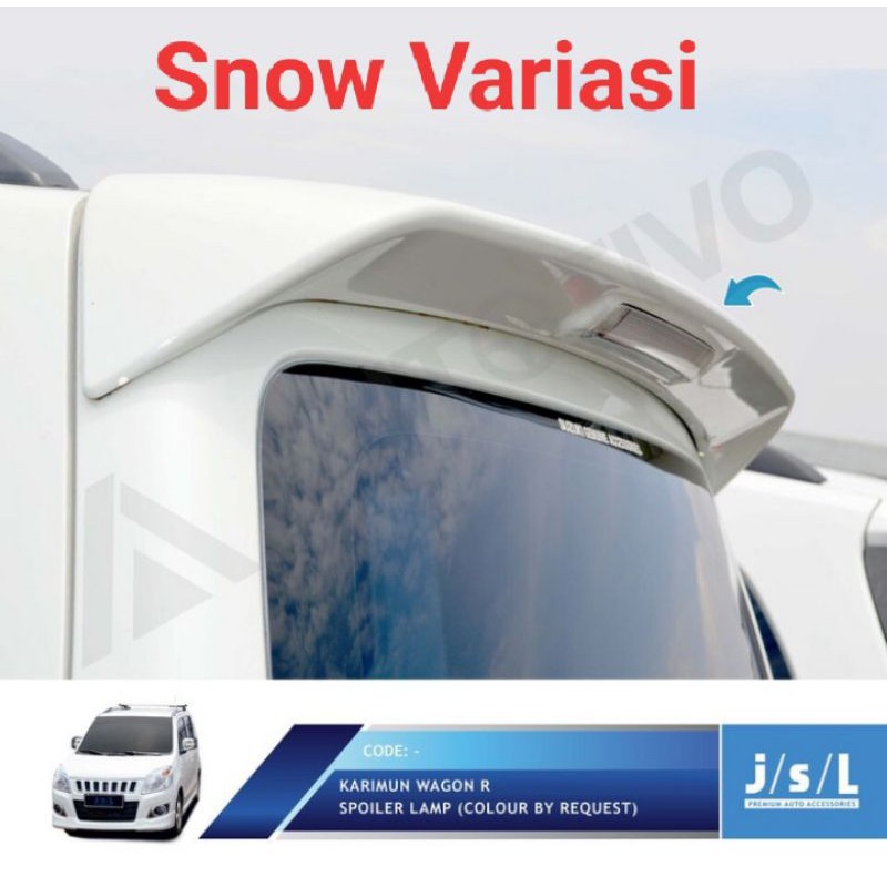 Karimun Wagon R spoiler with lamp JSL