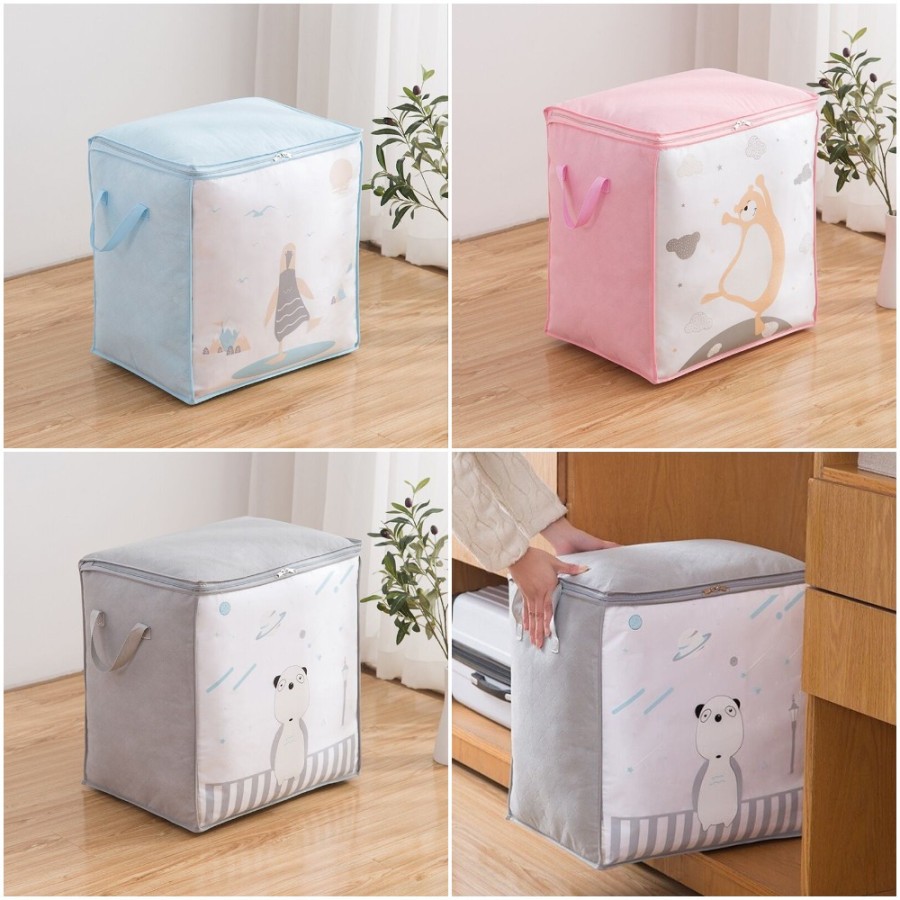 STORAGE BAG BOX COLOR TEMPAT PENYIMPANAN BAJU BERDIRI