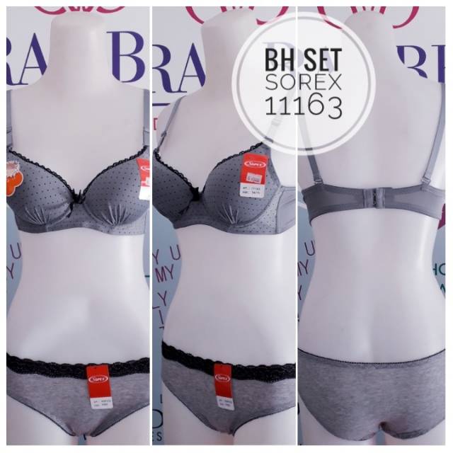 BRA SET SOREX 11163 BH SET SOREX SEXY WANITA DEWASA KAWAT BUSA