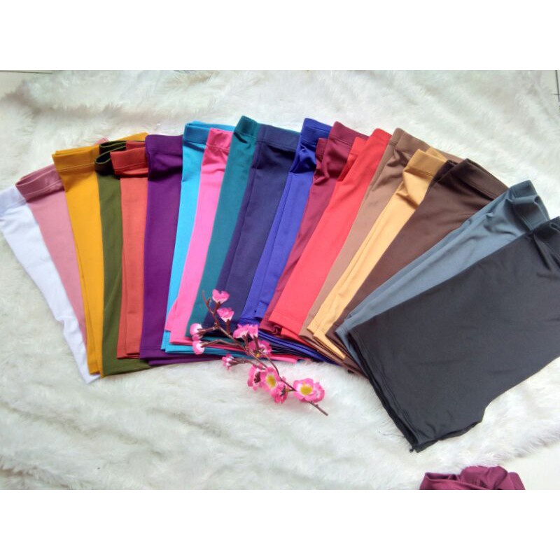 Legging Pendek / Legging Spandek / Size Slim &amp; Jumbo / Short Pants / Leging / Shot / Strit / Setrit / Sot Pendek Ketat