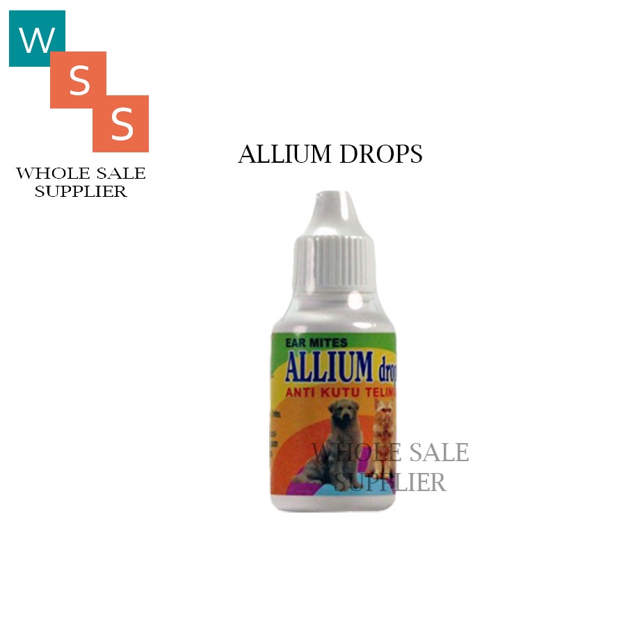 ALLIUM DROPS 30ml - OBAT TETES KUTU TELINGA UNTUK KUCING &amp; ANJING