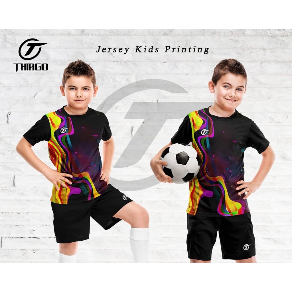 KAOS BOLA ANAK PAKE NAMA DAN NOMOR/JERSEY FUTSAL ANAK PAKE NAMA DAN NOMOR