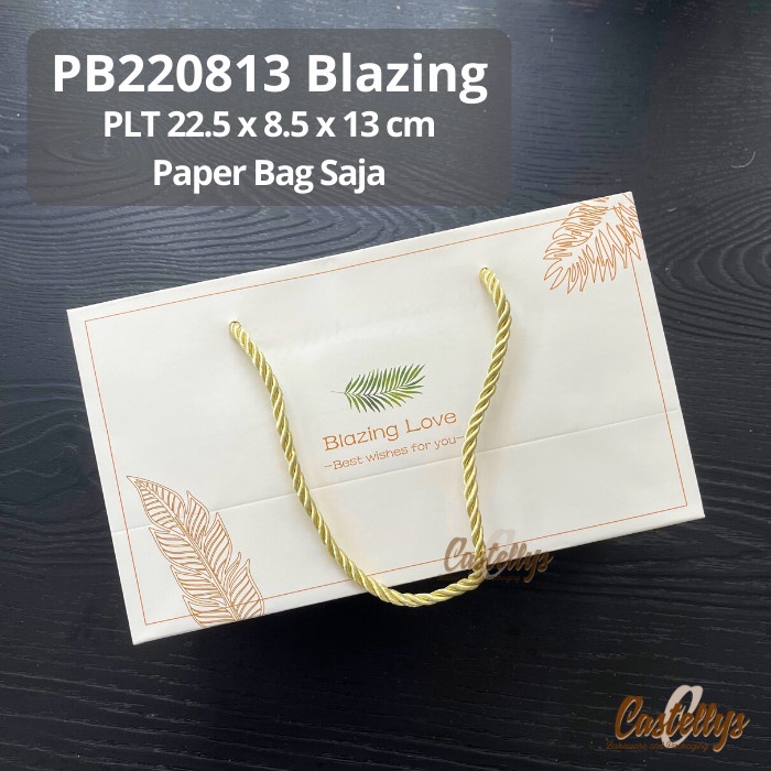 

Paper Goodie Bag PB220813 Blazing Tas utk Kue Kado Hampers Lebaran dll