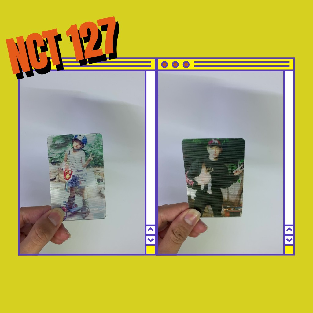 [READY STOCK] Unofficial NCT127 Lenticular Photocard (Baby Picture)