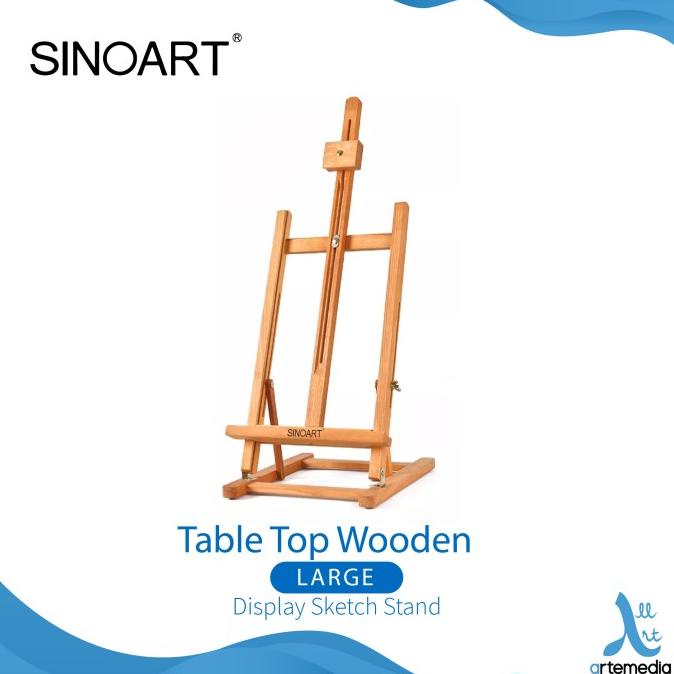 

Easel Lukis Sinoart Large Table Top Wooden Display Sketch Stand ---READY---